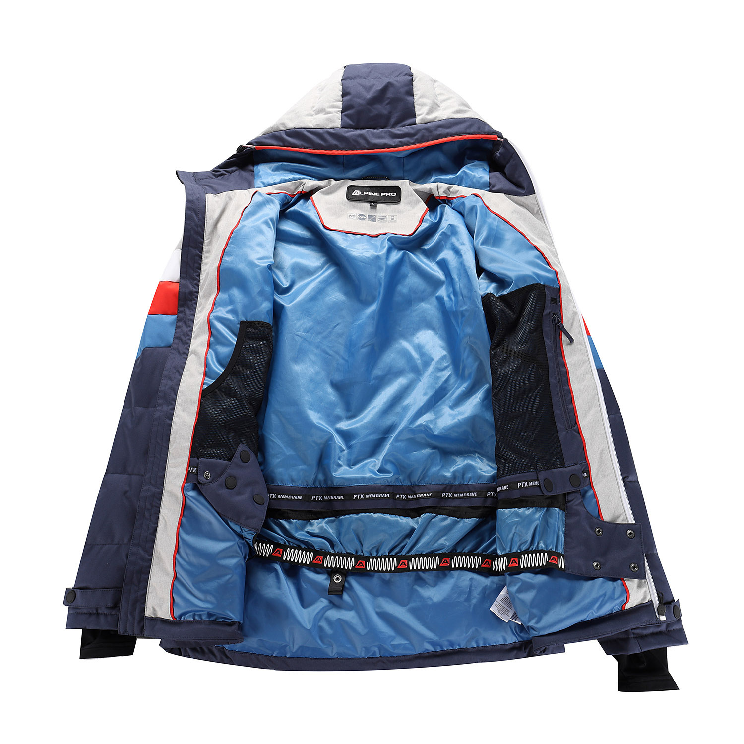 ALPINE PRO - FEEDR PÁNSKÁ PÉŘOVÁ LYŽAŘSKÁ BUNDA S MEMBRÁNOU PTX