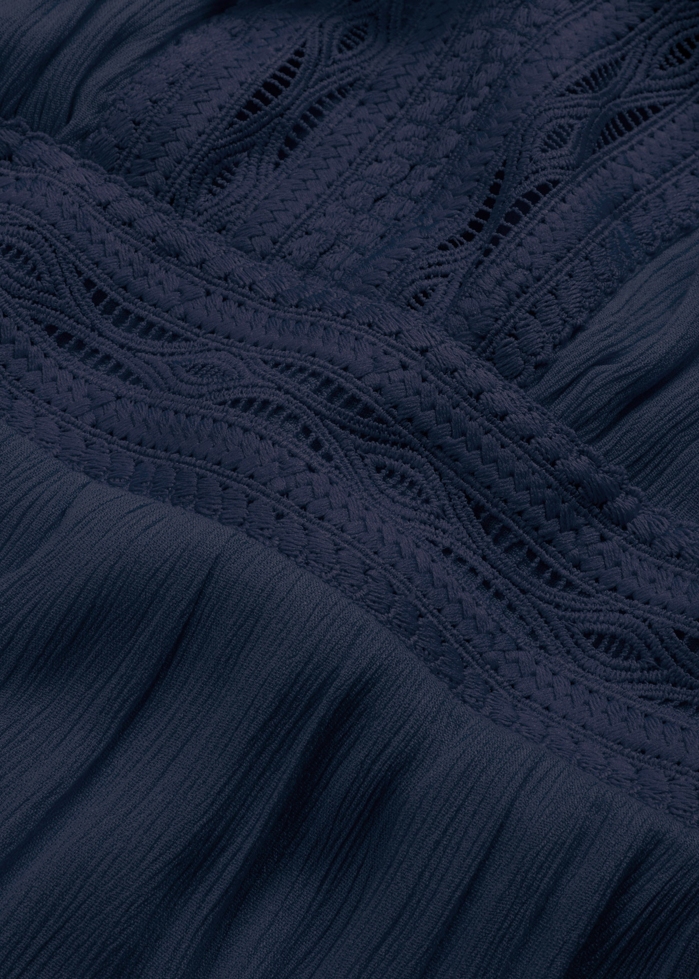 bonprix Maxi šaty ze splývavé viskózy Modrá