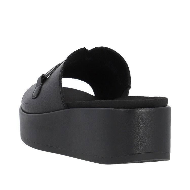 Dámské pantofle s řetízkovým detailem Rieker D1N51-00 černá