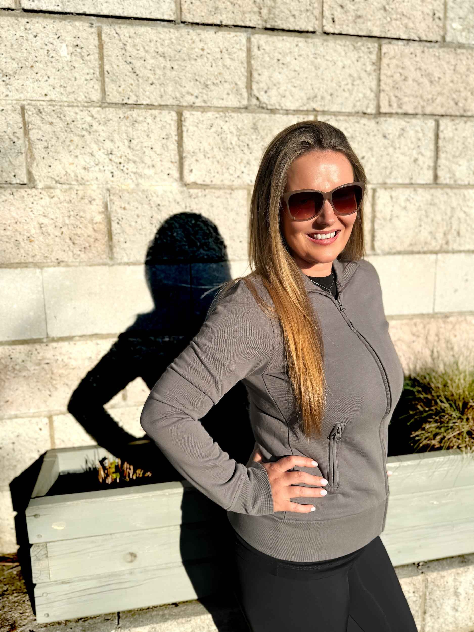 Dámská mikina Promodoro Jacket Stand-Up Collar 2XL