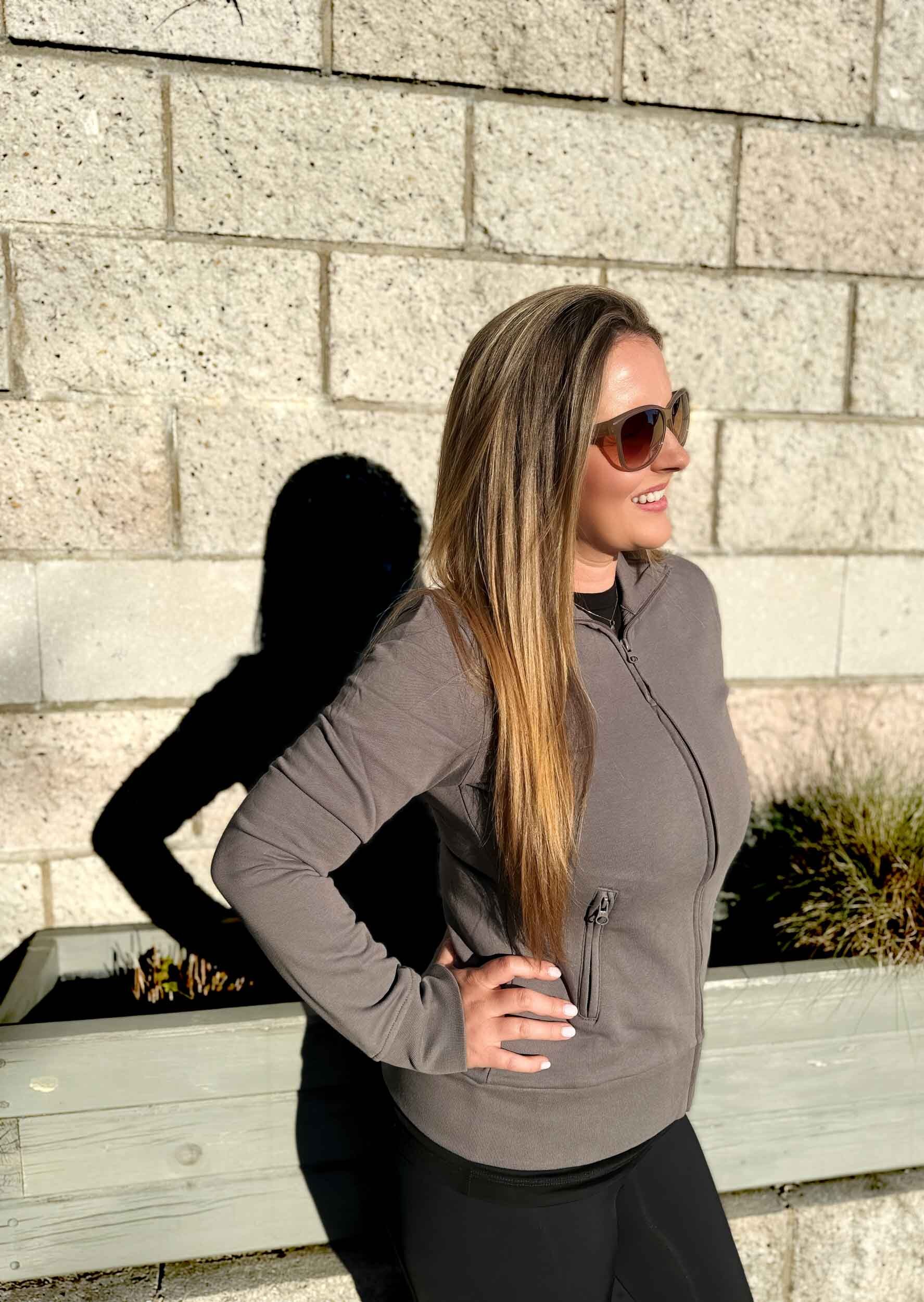 Dámská mikina Promodoro Jacket Stand-Up Collar 2XL