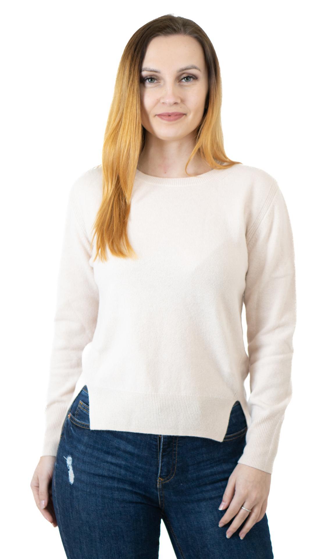 Kocca Dámský kašmírový svetr s průstřihy