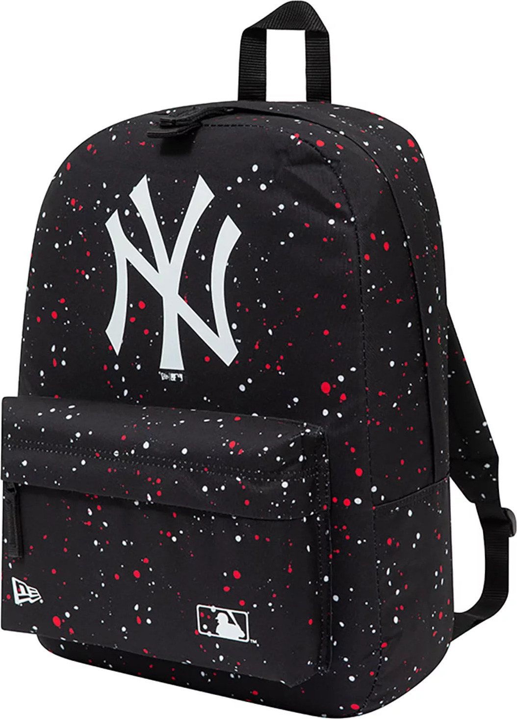 Černý batoh s tečkami New Era MLB New York Yankees All Over Print Backpack Černá