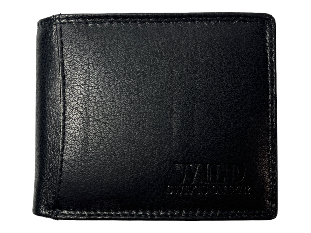 Wild Celokožená peněženka černá 0179