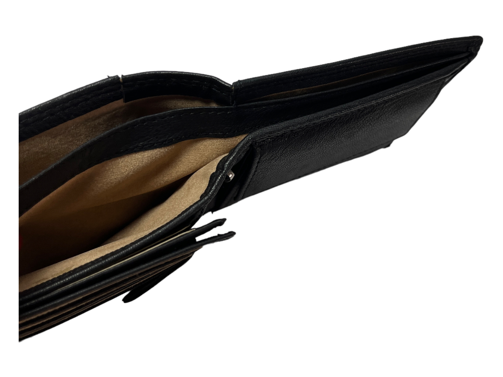 Wild Celokožená peněženka černá 0179