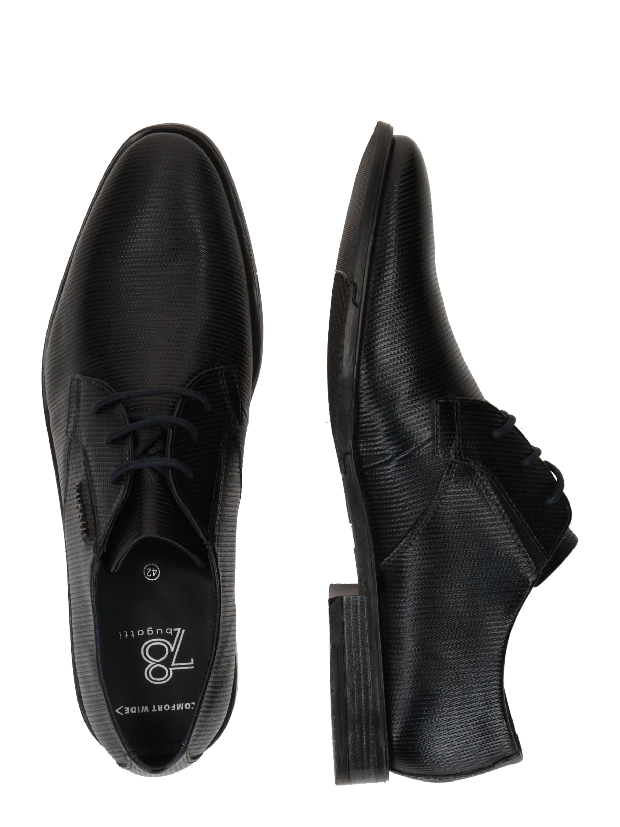 bugatti Šněrovací boty 'Gapo' noční modrá