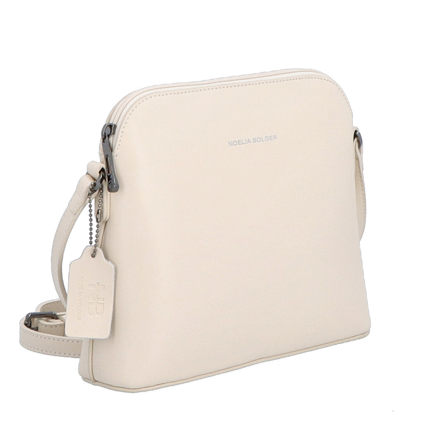 Kožená kabelka crossbody Noelia Bolger béžová NB 0064 BE