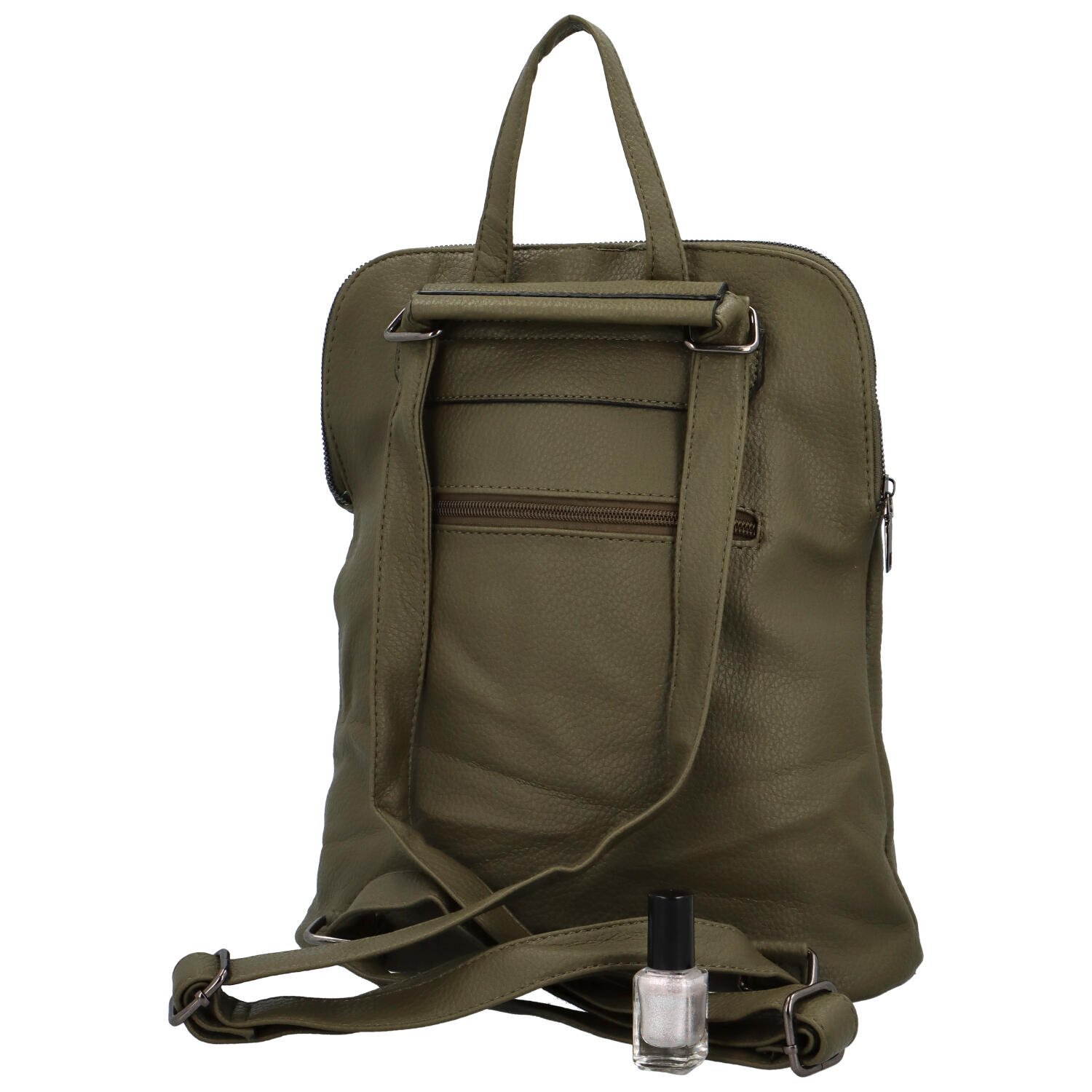 Dámský kabelko/batoh tmavě zelený - MaxFly Candys zelená