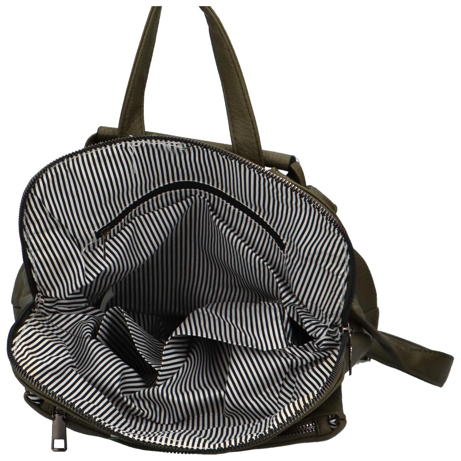 Dámský kabelko/batoh tmavě zelený - MaxFly Candys zelená