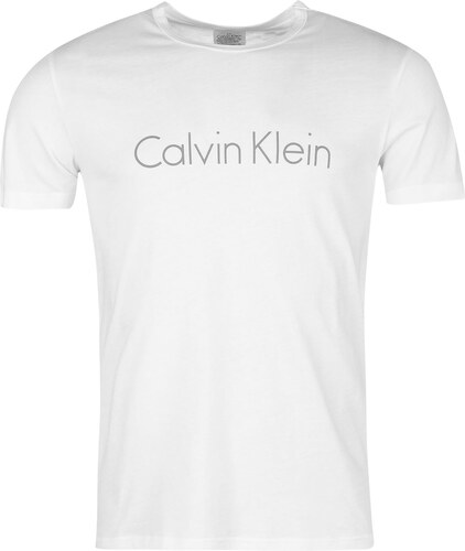calvin klein sleepwear logo crew t shirt
