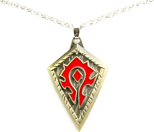 JewelsHall Náhrdelník World of Warcraft - znak Hordy - bronz - GLAMI.cz