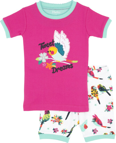 Hatley Dívčí pyžamo Tropical Birds - barevné - GLAMI.cz