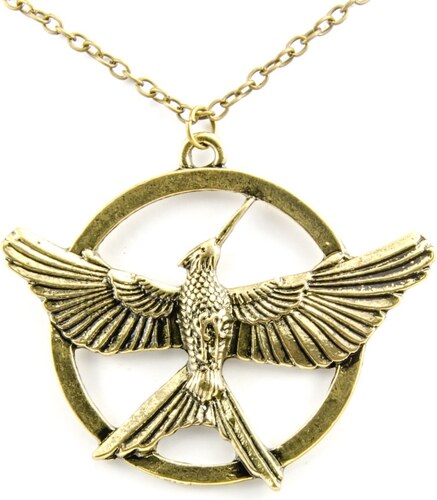 JewelsHall Hunger Games náhrdelník Reprodrozd - Mockingjay bronzový -  GLAMI.cz