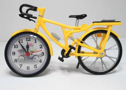 GD design Žluté kolo - plastové cyklistické hodiny a budík v jednom  00026607 - GLAMI.cz