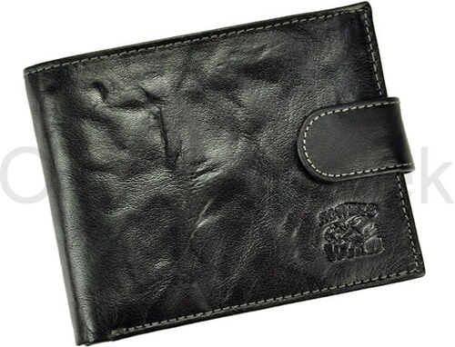 Pánská kožená peněženka Always Wild N992L-BC se štírem s upínkou černá |  KabelkyproVas.cz - GLAMI.cz