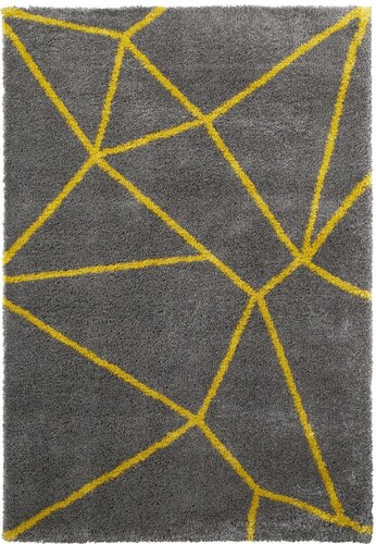 Bonami Šedo-žlutý koberec Think Rugs Royal Nomadic Grey & Yellow, 120 x 170  cm - GLAMI.cz