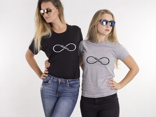 Infinity sisters (set dvou triček) - GLAMI.cz