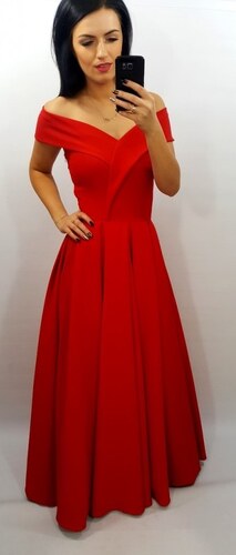 LIVIEN Plesové šaty Pretty Woman, červené - GLAMI.cz