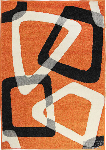 Breno Moderní kusový koberec Portland 561Z23X | oranžový - GLAMI.cz