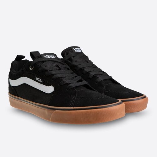vans filmore suede canvas black gum
