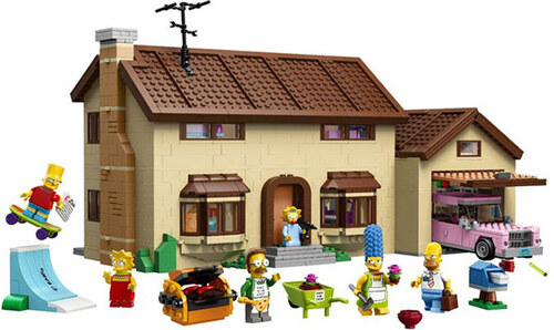 LEPIN Stavebnice Simpsons - House 2575 ks + 6 minifigurek LEGO kompatibilní  - GLAMI.cz