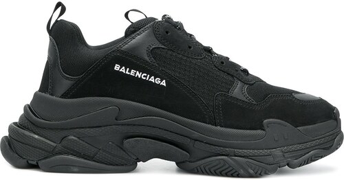 Balenciaga Triple S Sneakers - Black - GLAMI.cz