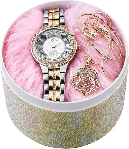 Paris Hilton Set dámských hodinek a náhrdelníku BPH10064G-312 - GLAMI.cz