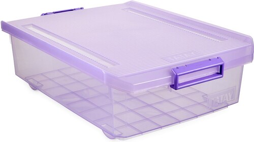 Fialový úložný box pod postel Ta-Tay Storage Box, 32 l - GLAMI.cz