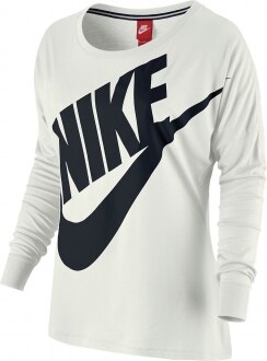 Dámské tričko s dlouhým rukávem - Nike SIGNAL LS TEE sail ... Dámské tričko s dlouhým rukávem - Nike SIGNAL LS TEE sail ...