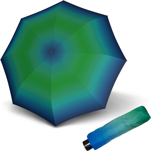 Doppler Mini Fiber NEW YORK - dámský skládací mechanický deštník  oranžovo-žlutá - GLAMI.cz
