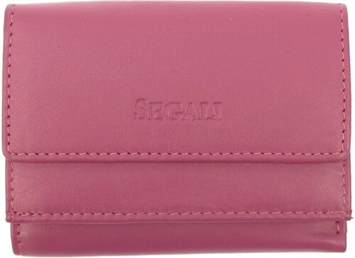 Malinká dámská kožená peněženka Segali SG1756 růžová - GLAMI.cz