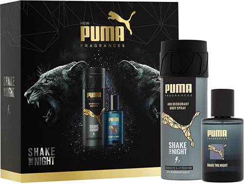 Puma Shake The Night - EDT 50 ml + deodorant ve spreji 150 ml - SLEVA -  poškozená krabička - GLAMI.cz