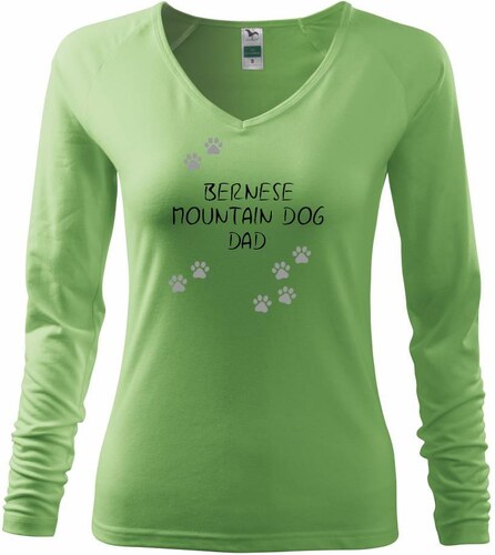 Myshirt Cz Bernese Mountain Dog Dad Bernsky Salasnicky Pes Reflexni Tlapky Triko Damske Elegance Glami Cz