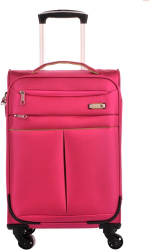 Malý cestovní kufr extra lehký 6754-04 růžový, d & n - GLAMI.cz