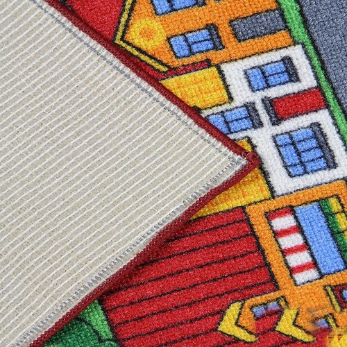 Associated Weavers koberce Hrací koberec pro děti silnice Little Village -  140x200 cm - GLAMI.cz