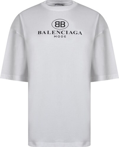 Tričko BALENCIAGA Mode Logo Oversized T Shirt - GLAMI.cz
