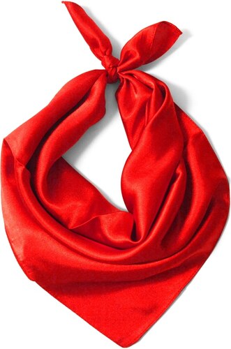 Coxes O Čtvercový šátek na krk červený 57cm * 57cm "LETUŠKA" 1A1-2628 -  GLAMI.cz