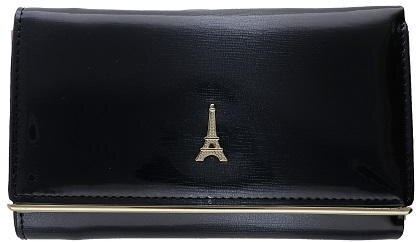 Dámská kožená peněženka PARIS DESIGN černá U051 U051 - GLAMI.cz