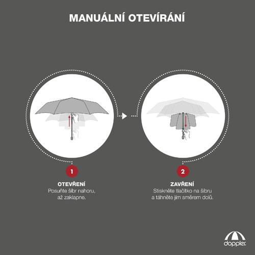 Doppler Mini Fiber SOUL - dámský skládací odlehčený deštník béžová -  GLAMI.cz