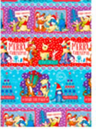 Ditipo Disney Vánoční balicí papír pro děti Medvídek Pú barevný 100 x 70 cm  2 kusy - GLAMI.cz