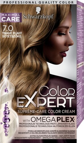 Schwarzkopf Color Expert barva na vlasy 7.0 Tmavě plavý - GLAMI.cz
