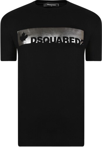 dsquared2 metallic logo t shirt