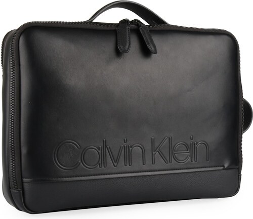Calvin Klein Pánská taška na notebook/batoh 2v1 Elevated Logo Convertible  K50K503882 černá - GLAMI.cz