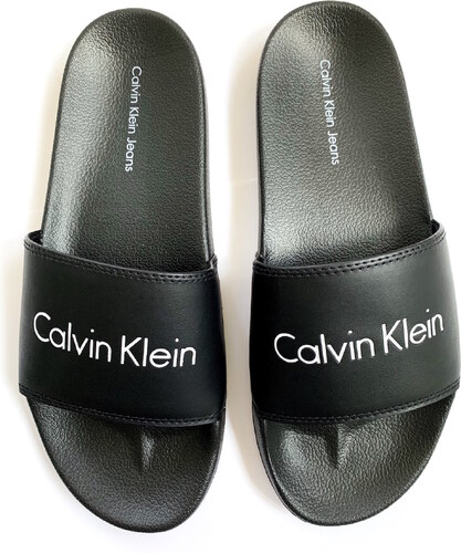 Pánské pantofle Calvin Klein černé - GLAMI.cz