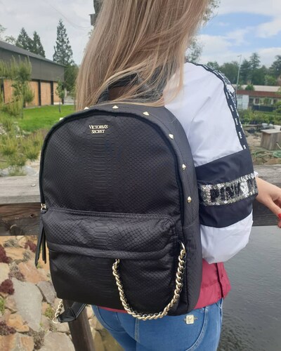 nylon python city backpack