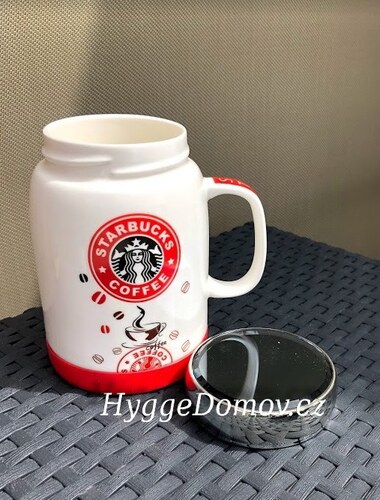 Fine Porcelain Hrnek Starbucks Coffee 500 ml Multi červený - GLAMI.cz