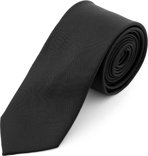 Trendhim Extra dlouhá černá 6cm kravata Basic - GLAMI.cz