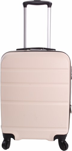 Cestovní kufr malý CABIN (55x40x20 cm + 5 cm kolečka) - krémový - GLAMI.cz