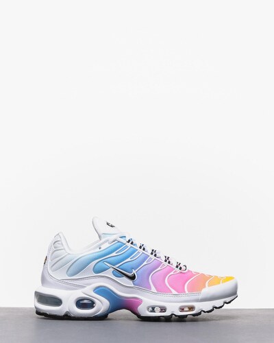 air max plus white/black/university blue/psychic pink/gold