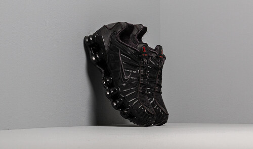 Pánské boty Nike Shox TL Black/ Black-Mtlc Hematite-Max Orange - GLAMI.cz